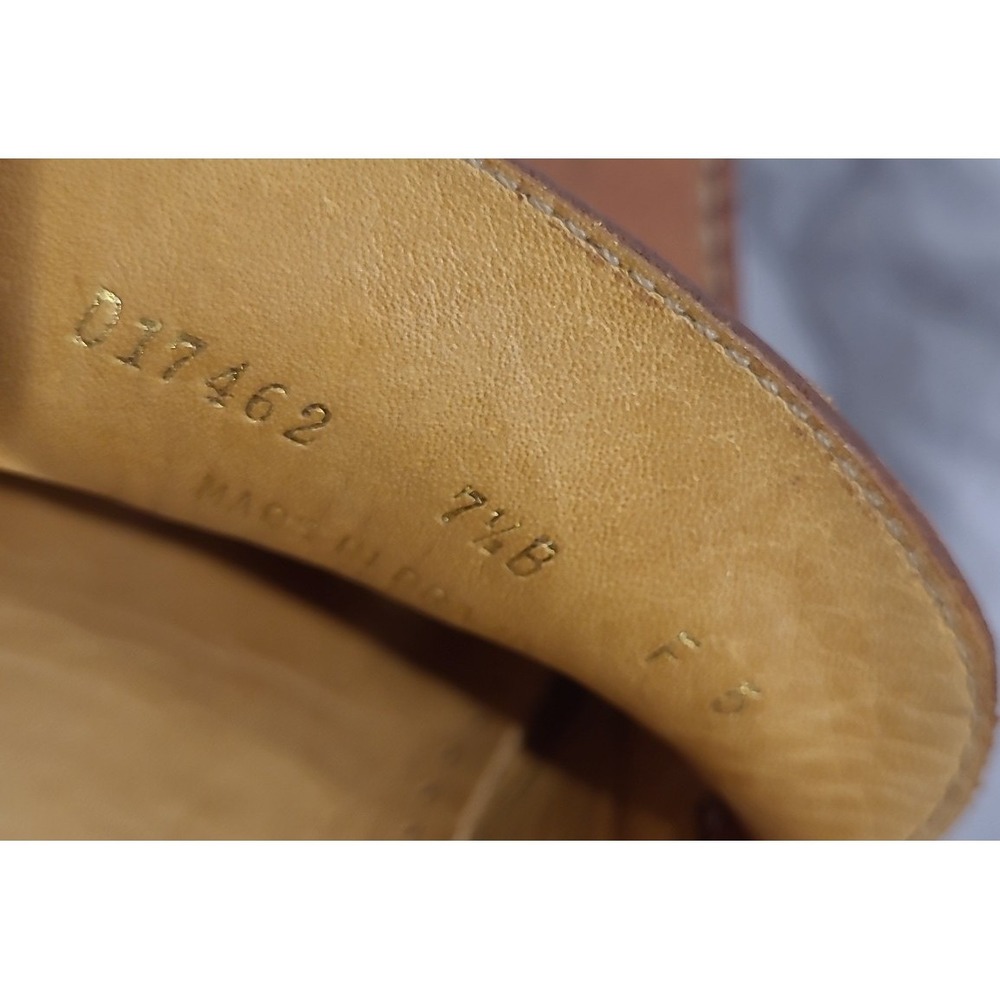Cole Haan Horse Bit  Leather Slip on Loafers‎ Women SZ 7.5B Vibram Sole low heel - Picture 5 of 12